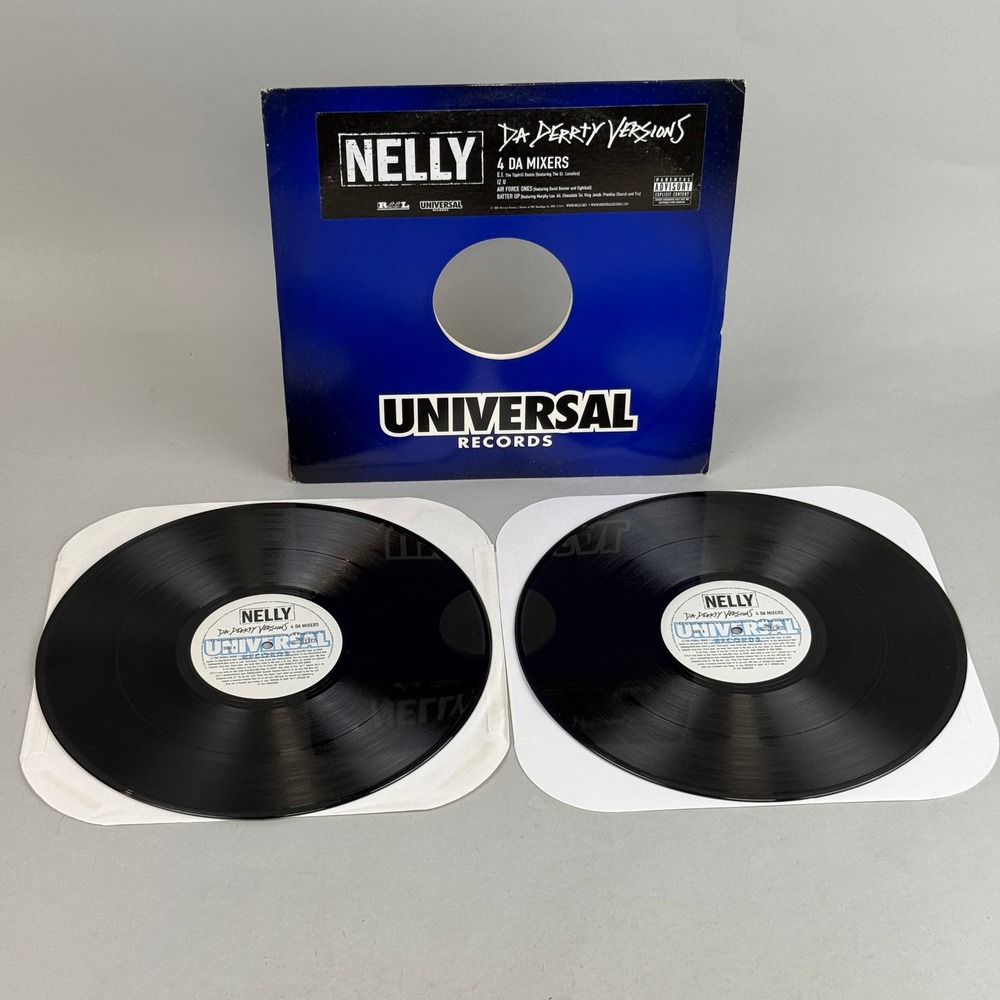 Nelly Da Derrty Versions 4 Da Mixers 2x12" PROMO Vinyl EXCELLENT